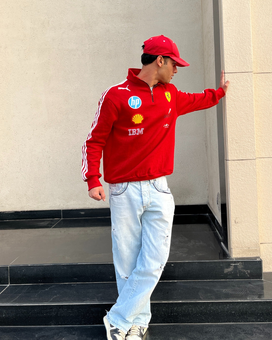 F1 SCUDERIA UNISEX RED SWEATSHIRT