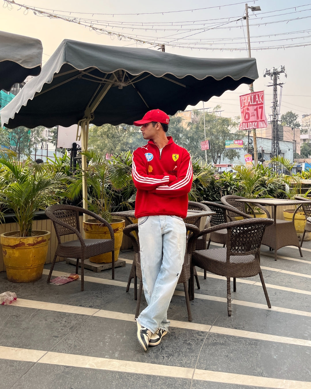 F1 SCUDERIA UNISEX RED SWEATSHIRT