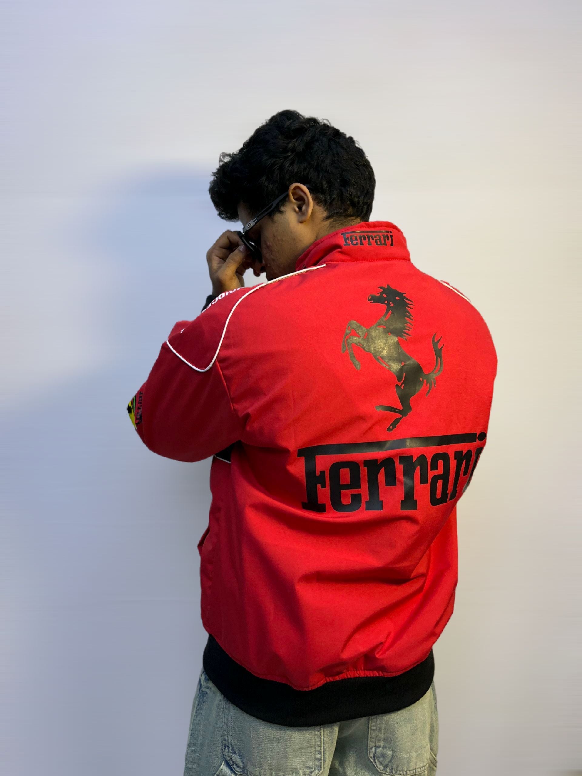 F1 RED FERRARI UNISEX RACING JACKET