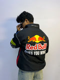 F1 REDBULL BLACK UNISEX RACING JACKET