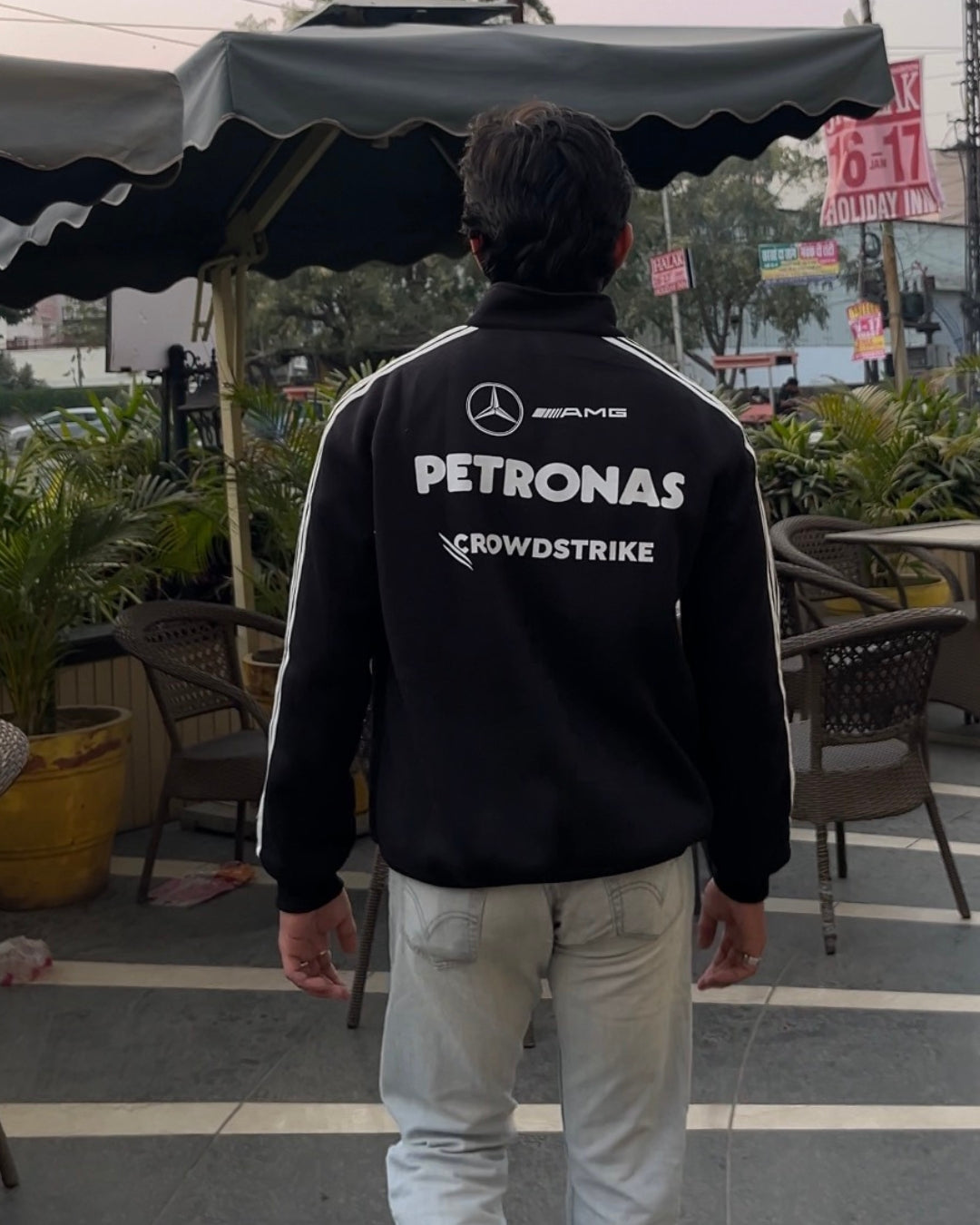 F1 PETRONAS UNISEX BLACK SWEATSHIRT