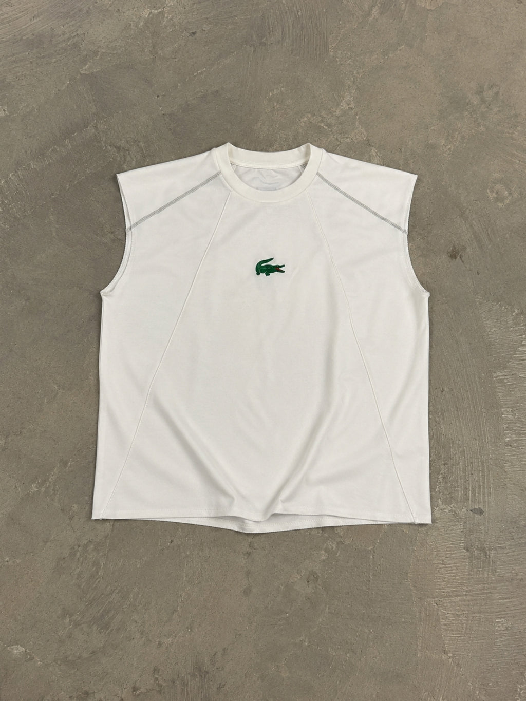 LAC0STE BOX FIT TANK TEES