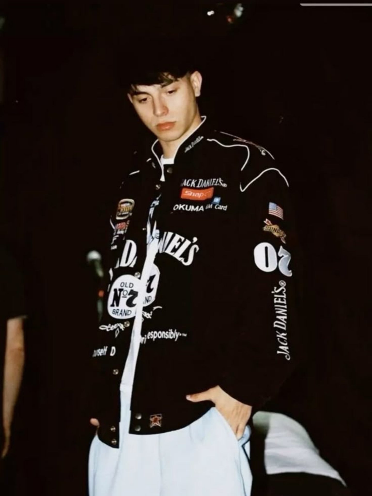 F1 JACK DANIEL EMBROIDERY RACING JACKET