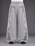 ASTHETIC KRAKEN STRAIGHT FIT BAGGY PANTS