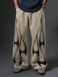 SAND HEAT STRAIGHT FIT BAGGY PANTS