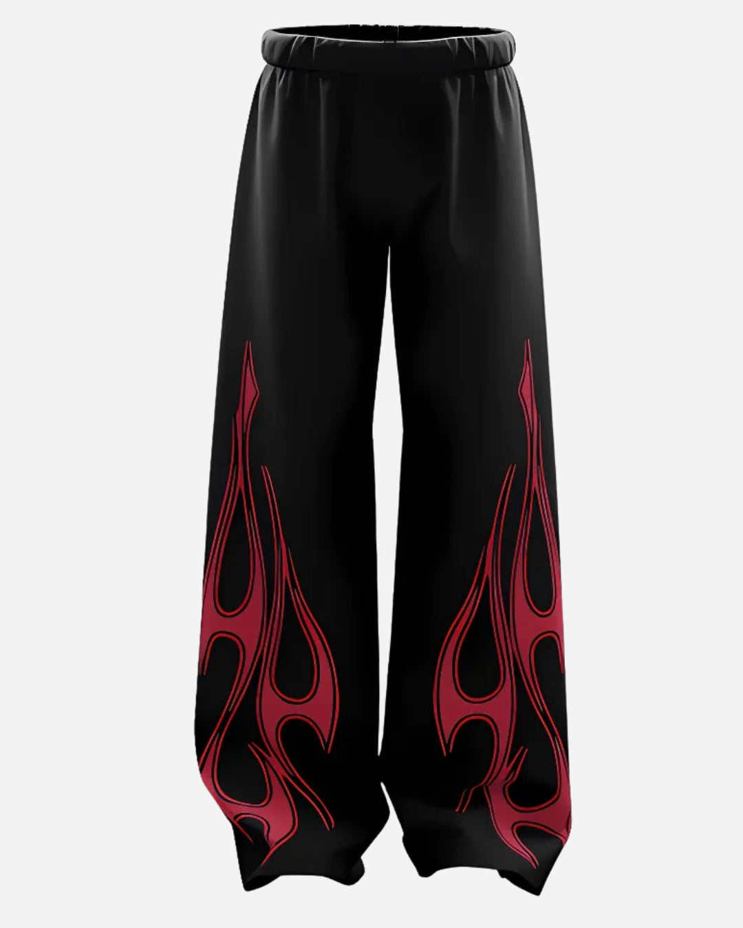 HEAT UNISEX STRAIGHT FIT BAGGY PANTS