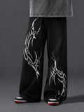 RAUDRA UNISEX STRAIGHT FIT BAGGY PANTS
