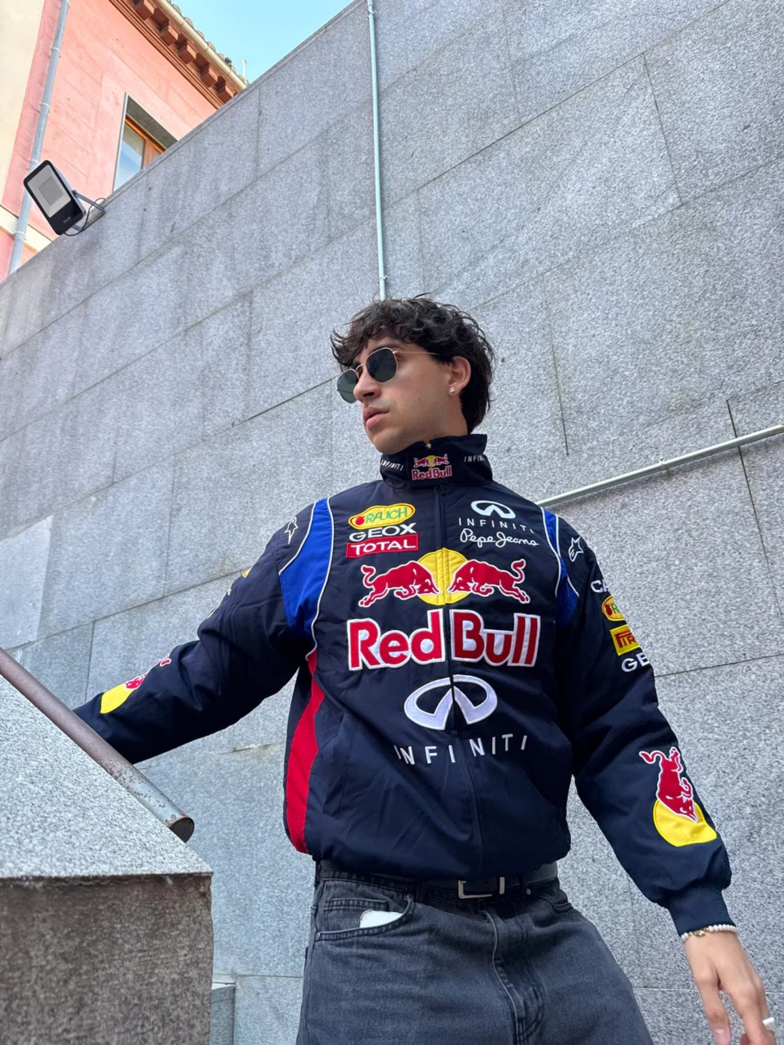 F1 REDBULL EMBROIDERY RACING JACKET