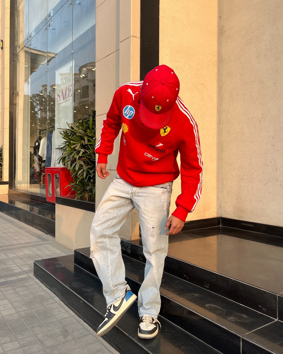 F1 SCUDERIA UNISEX RED SWEATSHIRT