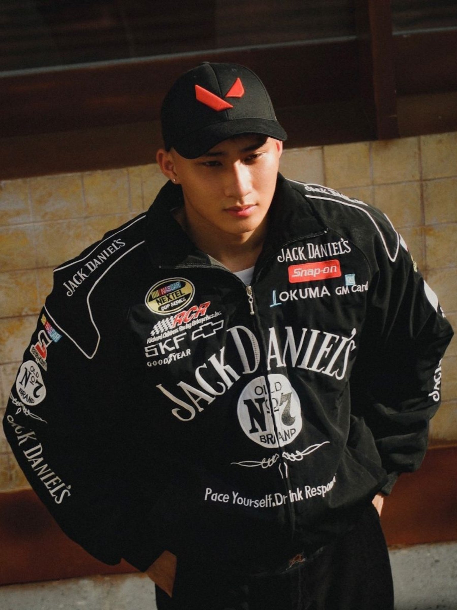 F1 JACK DANIEL EMBROIDERY RACING JACKET