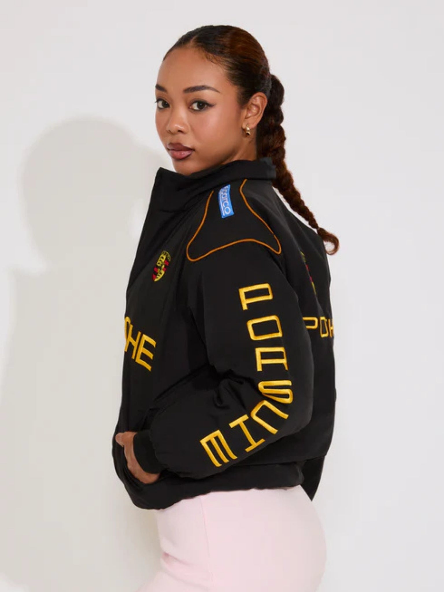 F1 PORSCHE EMBROIDERY RACING JACKET