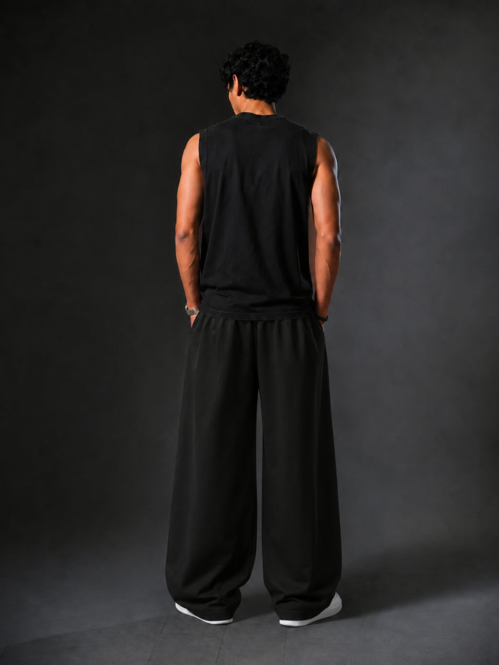 PYTHONIC UNISEX STRAIGHT FIT BAGGY PANTS