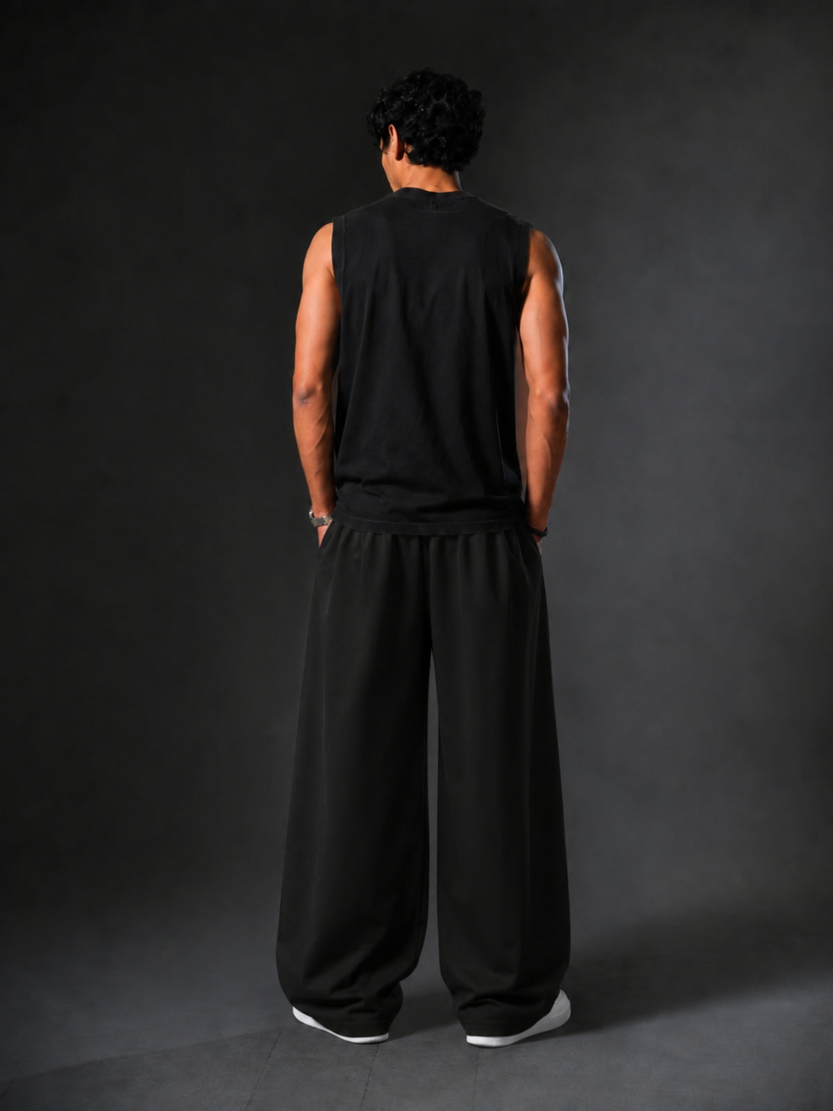 PYTHONIC UNISEX STRAIGHT FIT BAGGY PANTS