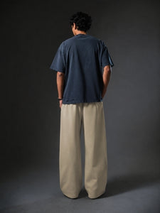 SAND HEAT STRAIGHT FIT BAGGY PANTS