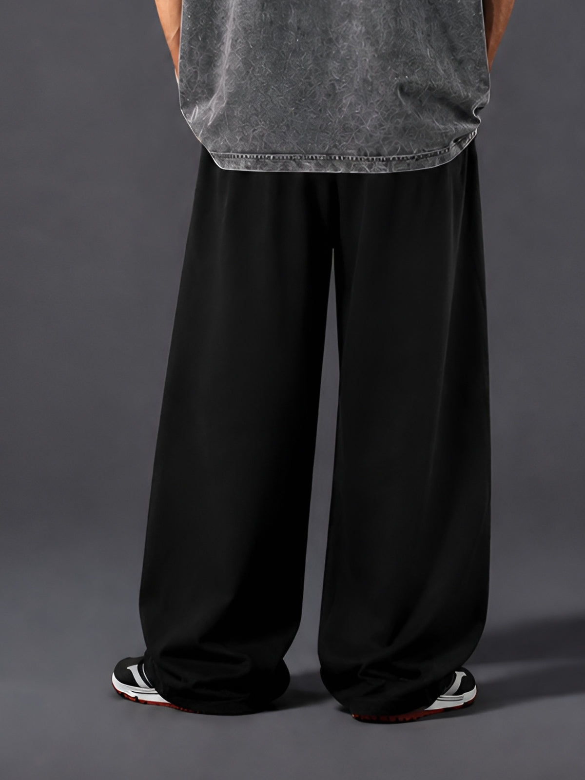 RAUDRA UNISEX STRAIGHT FIT BAGGY PANTS