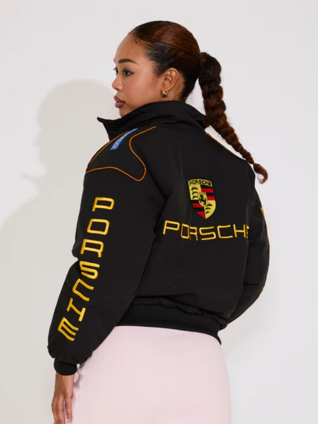 F1 PORSCHE EMBROIDERY RACING JACKET