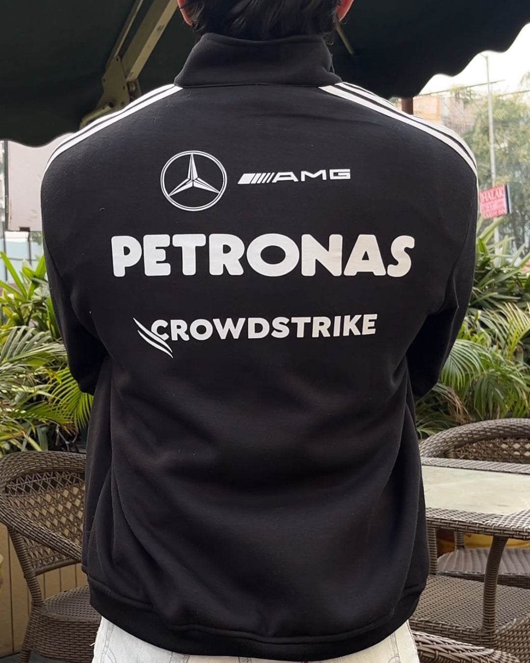 F1 PETRONAS UNISEX BLACK SWEATSHIRT