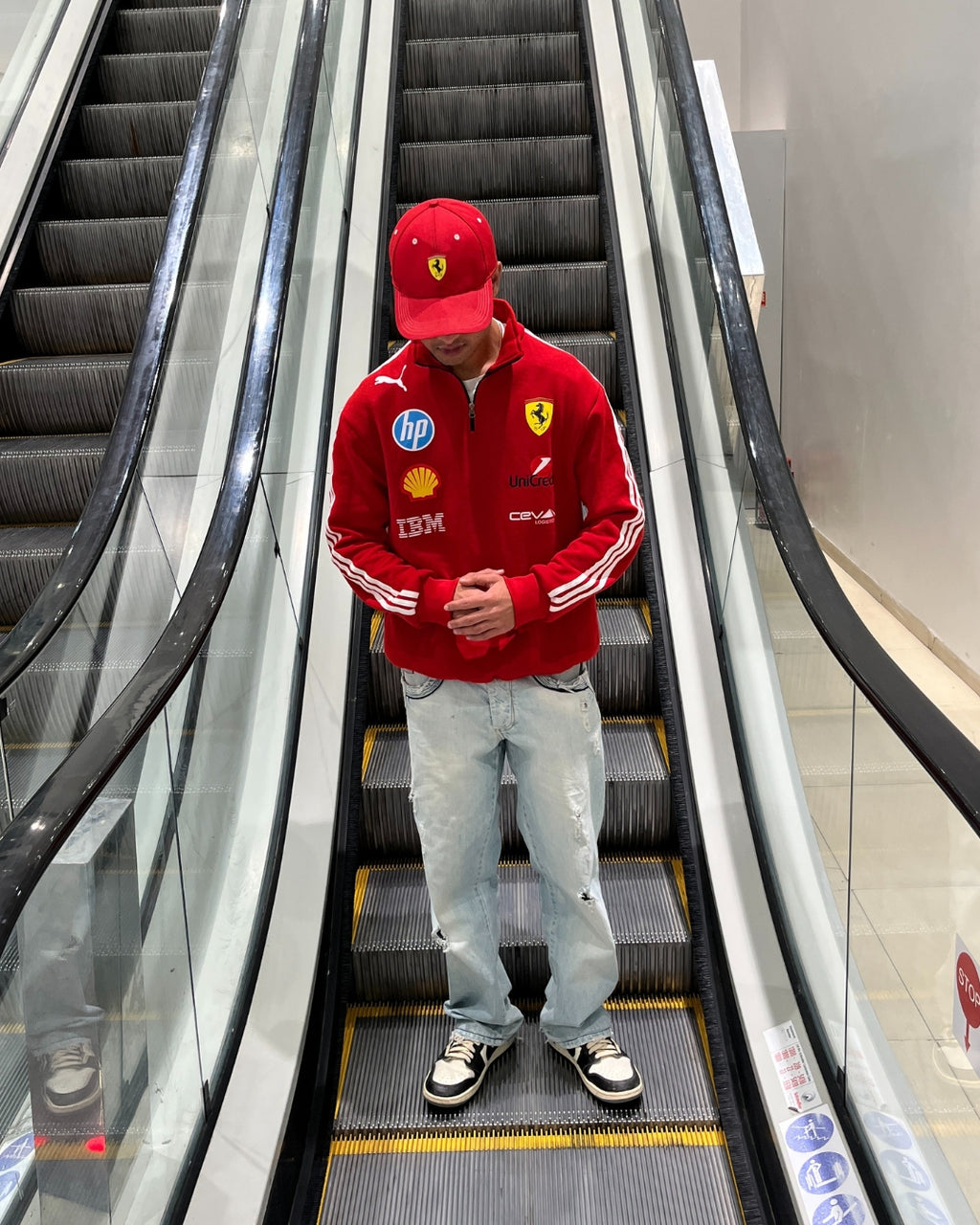 F1 SCUDERIA UNISEX RED SWEATSHIRT